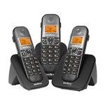 Ficha técnica e caractérísticas do produto Telefones Sem Fio Intelbras Icon 4125123 Ts5123 Preto Preto Viva Voz/ Identif.De Chamadas+Ramais
