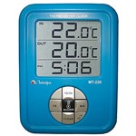 Ficha técnica e caractérísticas do produto Termômetro Digital com Relógio Interno/Externo MT-220 Minipa