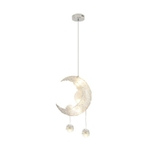 Ficha técnica e caractérísticas do produto Teto Moon Star Children Quartos LED Lamp Chandelier Pingente Hanging Lamp