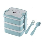 Three-layer Lunch Box High Capacity Keep Fresh Microwave Oven Food Container Office School Tourism Camping Tableware Bento Box