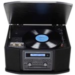 Ficha técnica e caractérísticas do produto Toca-discos Teac GF-550USB com CD Player, Toca-fitas, Entrada USB, Entrada Auxiliar e Rádio AM/FM - 7W