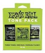 Ficha técnica e caractérísticas do produto Tone Pack Ernie Ball Guitarra .10 Kit Com 3 Cordas