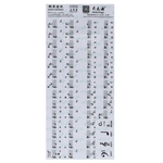 Ficha técnica e caractérísticas do produto Transparente 49 61 - Key Keyboard 61 Key Piano Redução Branco Adesivos