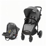Travel System Bebê Victory 6 Meses a 3 Anos Baby Style Cinza