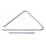 Ficha técnica e caractérísticas do produto Triângulo 25cm Torelli TL-600 Aço - Cromado
