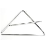 Ficha técnica e caractérísticas do produto Triângulo Médio Cromado 25cm Metal 19015 Luen