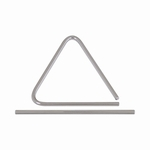Ficha técnica e caractérísticas do produto Triângulo Spanking de Aço Cromado 15 cm - AC1202