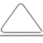 Ficha técnica e caractérísticas do produto Triângulo Spanking de Aço Cromado Tamanho 25Cm
