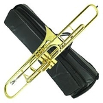Trombone De Pisto Curto Sib Laqueado Weril F671 com Capa Bocal e Acessórios