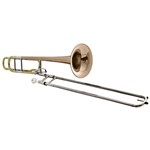 Ficha técnica e caractérísticas do produto Trombone de Vara Tenor Bb/F Laqueado HSL-802L Harmonics