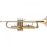 Ficha técnica e caractérísticas do produto Trompete Bb HTR-300L Laqueado - Harmonics - Harmonics