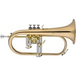 Ficha técnica e caractérísticas do produto Trompete Jupiter Flugelhorn Rose Brass Jfh1100r Bb com Case