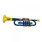 Ficha técnica e caractérísticas do produto Trompete Musical Infantil Azul Vingadores Toyng