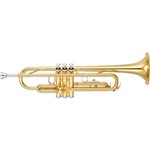 Trompete Yamaha Ytr 2330 Laqueado Dourado em Bb com Case