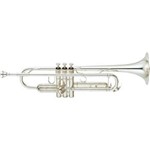 Ficha técnica e caractérísticas do produto Trompete Yamaha YTR6335S Afinação Bb Si Bemol - Prata