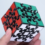 Ficha técnica e caractérísticas do produto Formula® X-cubo Cube engrenagem 3D Cube 3x3x3 6 centímetros Magic - Preto cubo mágico