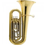 Tuba Bb 3/4 3 Pistos Hbb-L332l Laqueada Harmonics