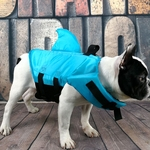 Ficha técnica e caractérísticas do produto Legal Shark Fin Sahpe Lifejacket Vest Segurança Para Cães Grandes Pequeno Buldogue Francês Redbey
