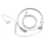 Ficha técnica e caractérísticas do produto FLY Tubo garganta Mic Headphones Covert Acústico garganta Fone de ouvido Headset para iPhone HTC Android Universal Mobile Phone