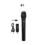 Ficha técnica e caractérísticas do produto LAR UHF 3,5 milímetros USB 6,35 milímetros Microfone sem fio Megafone Handheld Mic com receptor para Karaoke Speech Altifalante