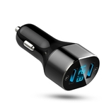 Ficha técnica e caractérísticas do produto Niceday Universal Inteligente 2 Porta USB Car Charger USB 3.0 saída LED tensão para iPhone iPad Samsung