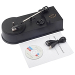 Ficha técnica e caractérísticas do produto Vintage 33 / 45RPM LP Para MP3 Converter Mini Fonógrafo USB Toca-discos Record Player