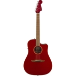 Ficha técnica e caractérísticas do produto Violao Fender Redondo Classic W/ Deluxe Gig Bag 215 - Hotrod Red Metallic