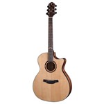 Violão G.audit.cutway Tampo Solid Spruce B/s Ebano Crafter