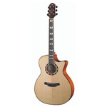 Violão G.audit.cutway Tampo Solid Spruce B/s Mogno Crafter