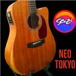 Ficha técnica e caractérísticas do produto Violão Seizi Folk Neo Tokyo Cutaway Mahogany Satin + Bag