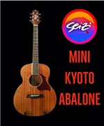 Ficha técnica e caractérísticas do produto Violão Seizi Mini Kyoto Abalone Mahogany Satin + Bag
