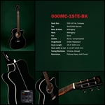 Ficha técnica e caractérísticas do produto Violão Sigma Guitars By Martin 000mc 1ste Bk
