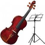 Ficha técnica e caractérísticas do produto Violino 4/4 Case + Arco + Breu + Partitura Ve441 Eagle