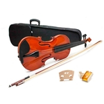 Ficha técnica e caractérísticas do produto Violino Acústico 4/4 Arco Breu Cavalete Mdf Estojo Luxo