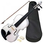 Ficha técnica e caractérísticas do produto Violino Acústico 4/4 Branco Vdm44 com Arco Breu Estojo - Acoustic