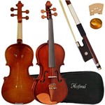 Violino Acústico Infantil HVE221 1/2 Hofma com Estojo Luxo