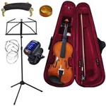 Ficha técnica e caractérísticas do produto Violino Concert 1/2 Kit + Partitura + Cordas + Afinador