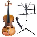 Ficha técnica e caractérísticas do produto Violino Concert CV50 4/4 C/ Case Breu Arco Espaleira Estante