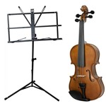 Ficha técnica e caractérísticas do produto Violino Dominante Estudante 1/2 Com Estojo + Estante Partitura