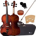 Ficha técnica e caractérísticas do produto Violino Eagle Profissional 4/4 Envelhecido + Case Luxo Ve244