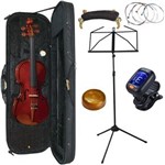Ficha técnica e caractérísticas do produto Violino Eagle Ve 431 Kit Partitura Afinador Cordas