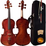 Ficha técnica e caractérísticas do produto Violino Eagle VE421 1/2 Envernizado C/ Estojo Extra Luxo