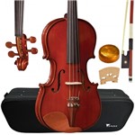 Ficha técnica e caractérísticas do produto Violino Eagle Ve421 1/2 Tradicional Envernizado Com Estojo