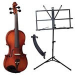 Ficha técnica e caractérísticas do produto Violino Eagle VE244 4/4 + Case, Espaleira e Partitura