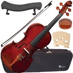 Ficha técnica e caractérísticas do produto Violino Eagle Ve441 4/4 Envernizado + Case + 2 Espaleiras