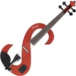 Ficha técnica e caractérísticas do produto Violino Elétrico 4/4 Vermelho com Arco Evn 4/4 Stagg