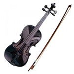 Ficha técnica e caractérísticas do produto Violino Iniciante 3/4 Acoustic Black + Arco e Case Violino VDM34 Preto