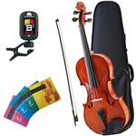 Ficha técnica e caractérísticas do produto Violino MARINOS 4/4 MV-44 Classic Canhoto + Afinador MT-Q2 + Cordas MS-VIOLIN