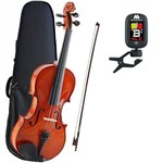Ficha técnica e caractérísticas do produto Violino Marinos Arco Breu Estojo Mv-44 4/4 + Afinador Mt-q2