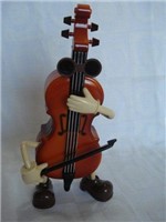 Ficha técnica e caractérísticas do produto Violino Musical Articulado Enfeite Decoração Caixa Musical - Presente Presente
